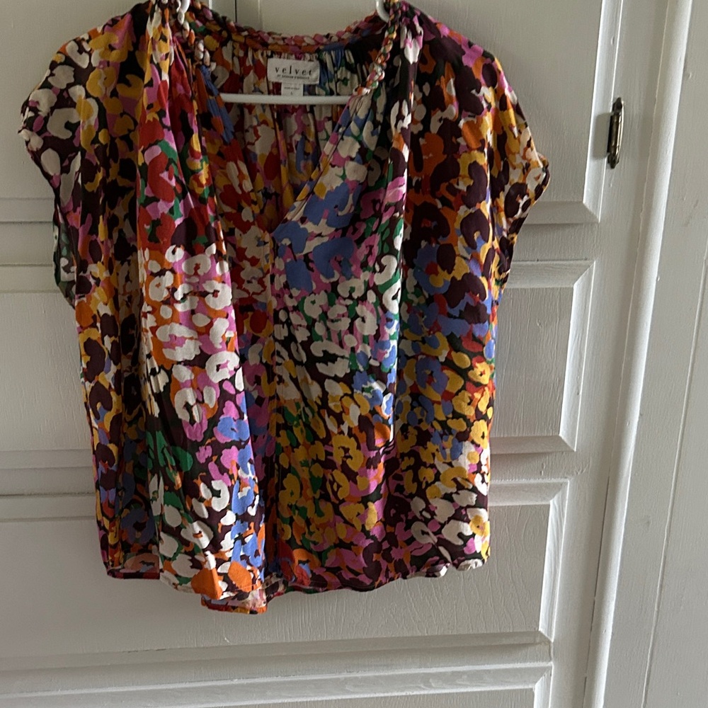 Velvet by Graham & Spencer Multicolor Blouse